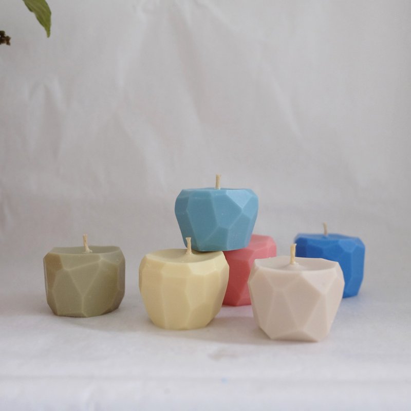 c o l o r | 单 色 香 氛 cubes组 scented candles set 6入 - 蜡烛/烛台 - 蜡 多色