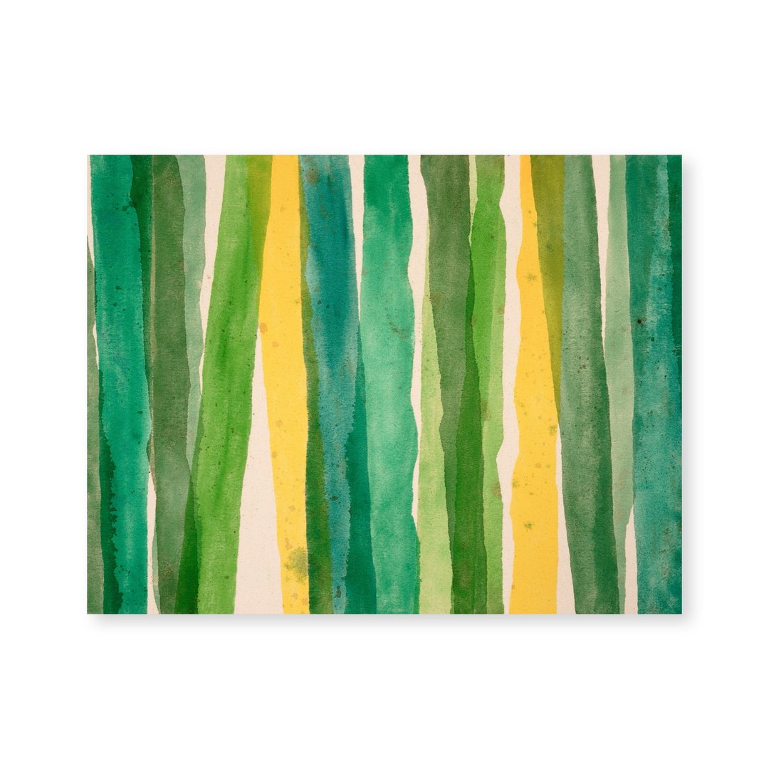 【重叠植物】绘画-绿黄森林抽象画 - 海报/装饰画/版画 - 压克力 绿色