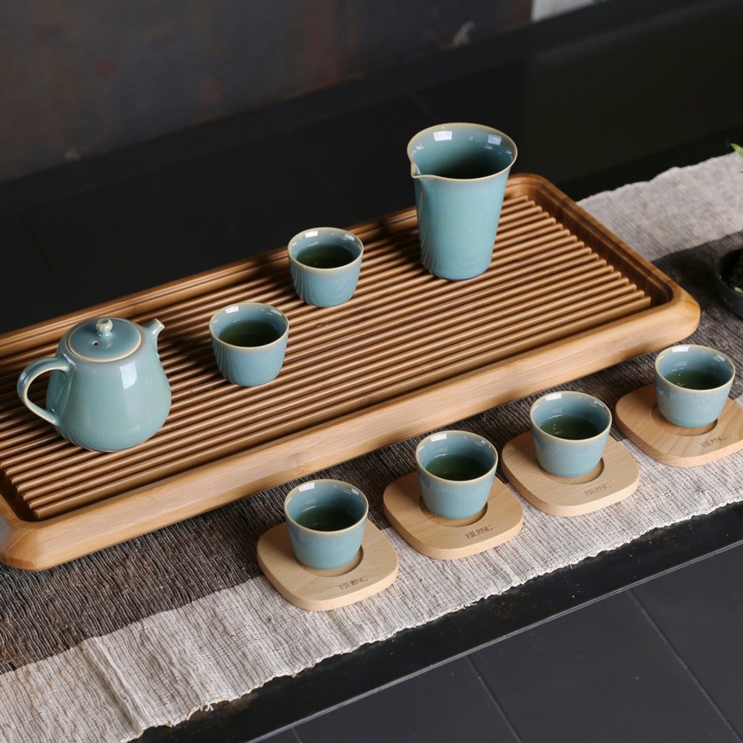 漫流茶盘 - 茶具/茶杯 - 木头 咖啡色