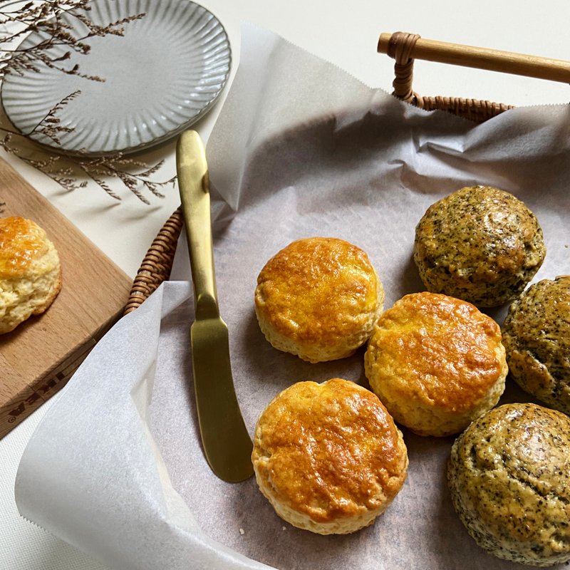 唐宁伯爵茶司康 x 经典奶油司康 | 3x3 六入 - 蛋糕/甜点 - 新鲜食材 