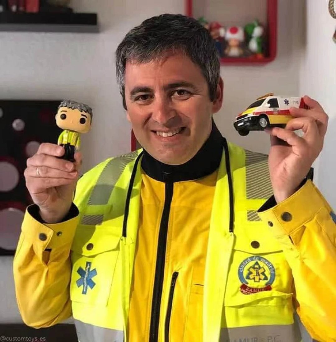 纯手工定制美国Funko Pop 自画肖像公仔娃娃男朋友老公生日礼物 - 玩偶/公仔 - 粘土 多色