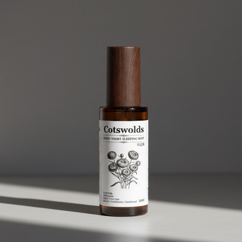 宠物友善晚安睡眠喷雾-Cotswolds 科兹窝 (温暖木质花香) - 香薰/精油/线香 - 玻璃 多色