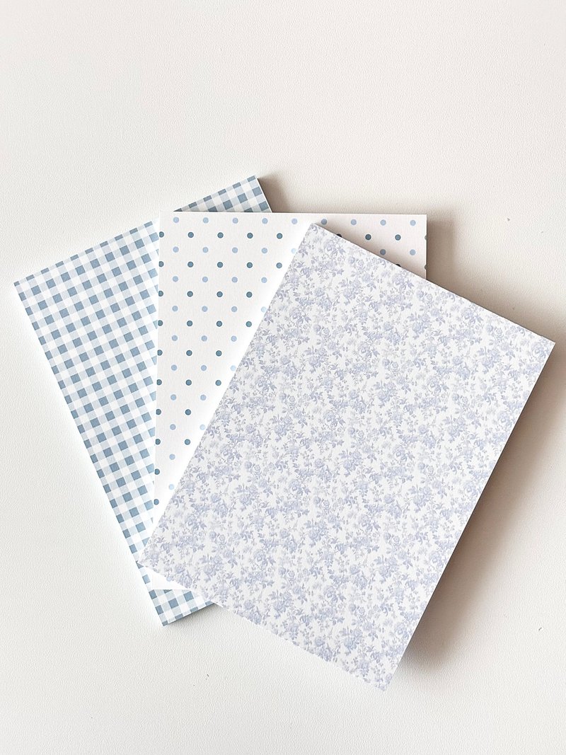 蓝色情绪 મૅમો પેડ - 便条纸/标签贴 - 纸 