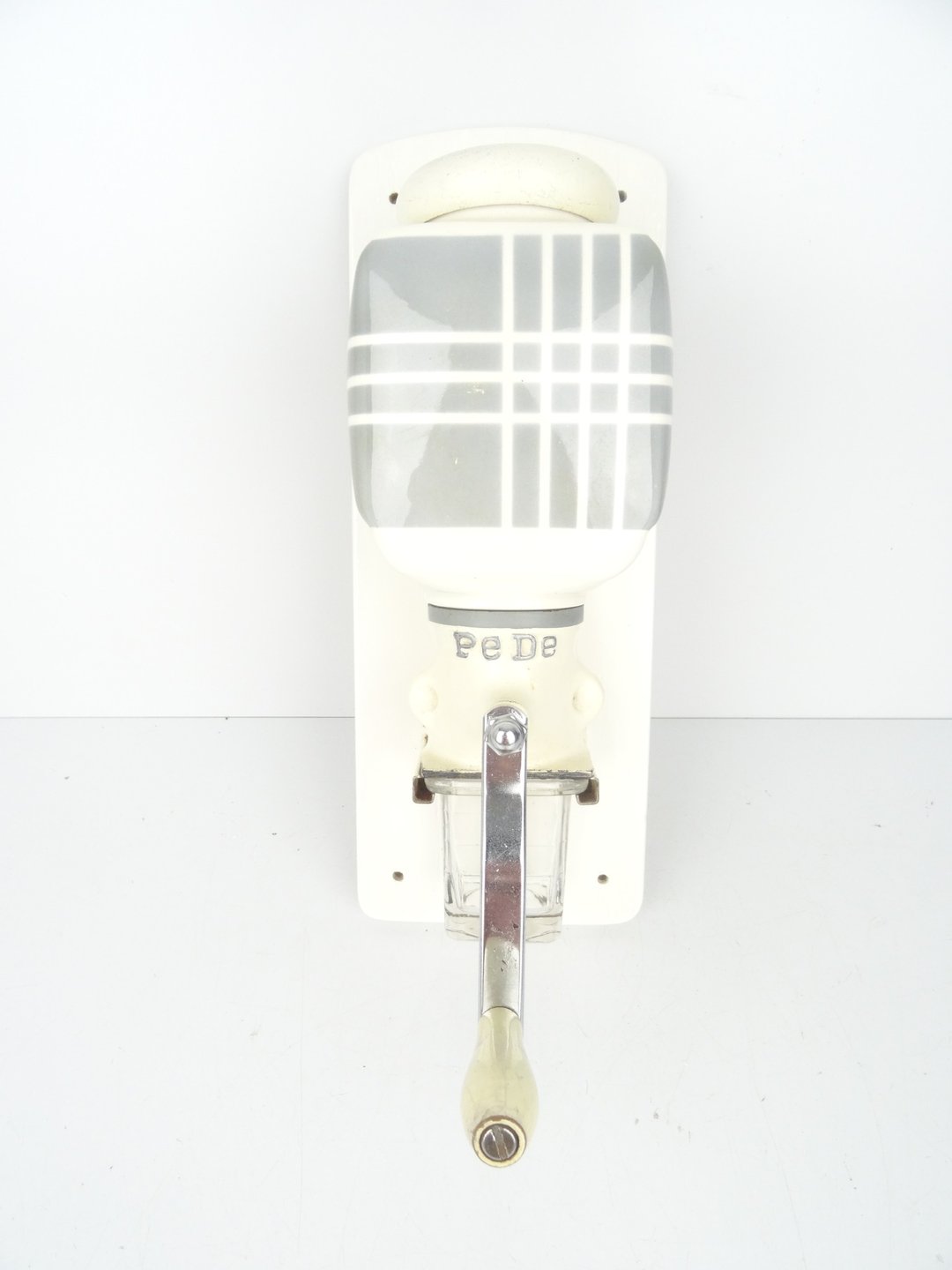 复古荷兰 Pede Zassenhaus 咖啡磨豆机 – 灰色 古董手摇 Delft 磨豆器 - 咖啡壶/周边 - 其他材质 灰色