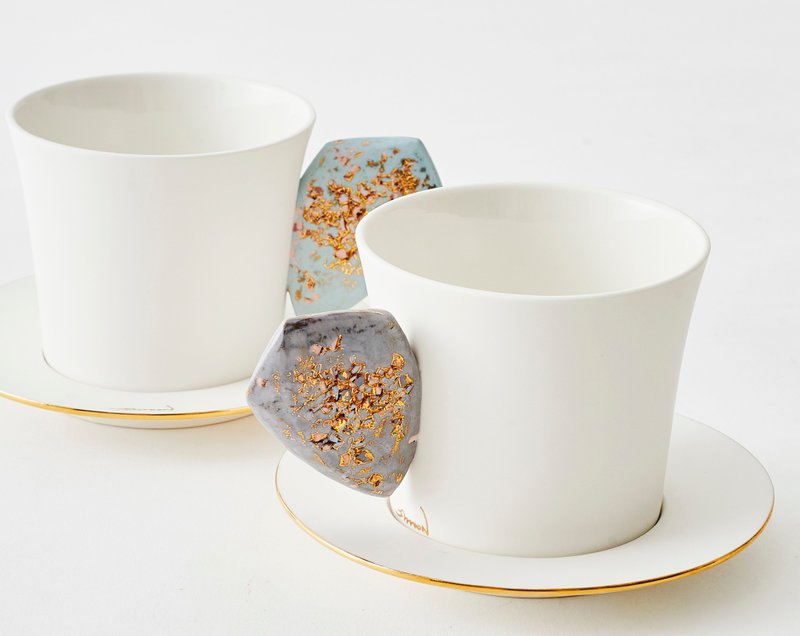 JIWOON 咖啡茶具_冷灰 - 咖啡杯/马克杯 - 陶 灰色