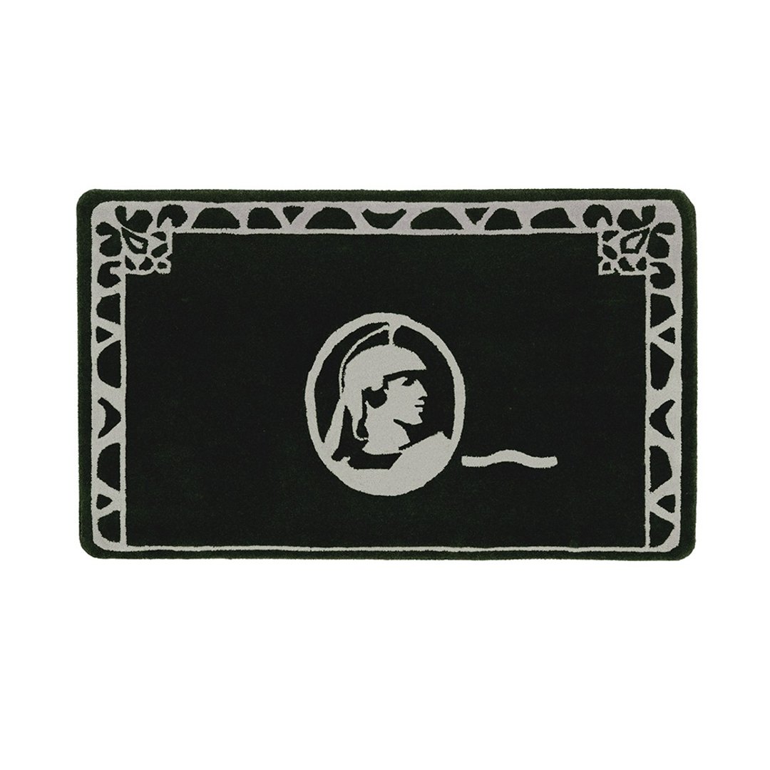 knot_black_card 黑卡手工艺术地毯挂毯客厅卧室毯 - 地垫/地毯 - 聚酯纤维 黑色