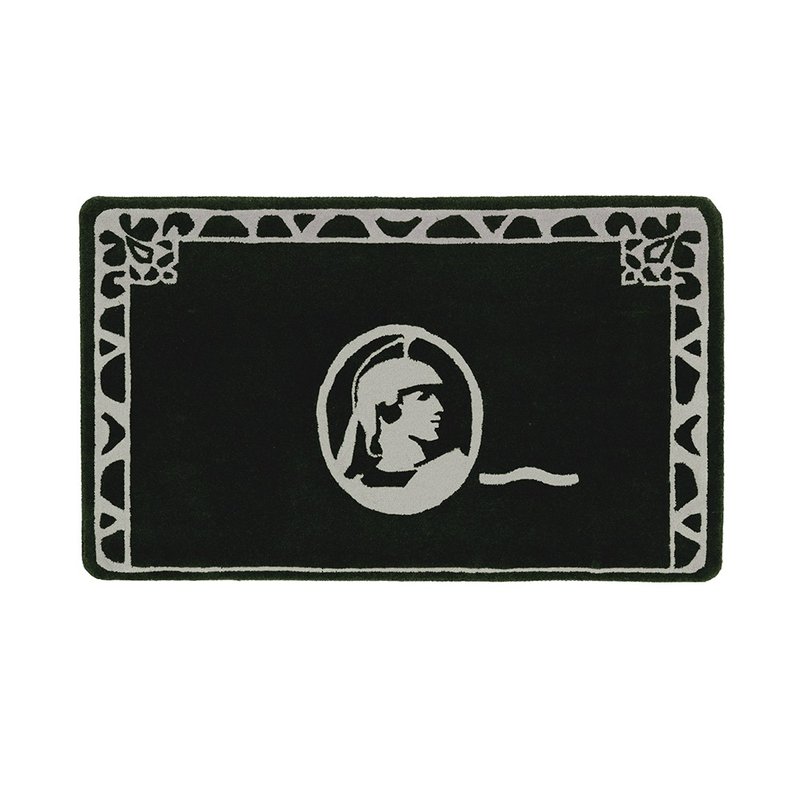 knot_black_card 黑卡手工艺术地毯挂毯客厅卧室毯 - 地垫/地毯 - 聚酯纤维 黑色