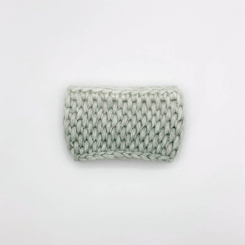 Bulky yarn cup sleeve - gray - 其他 - 聚酯纤维 灰色