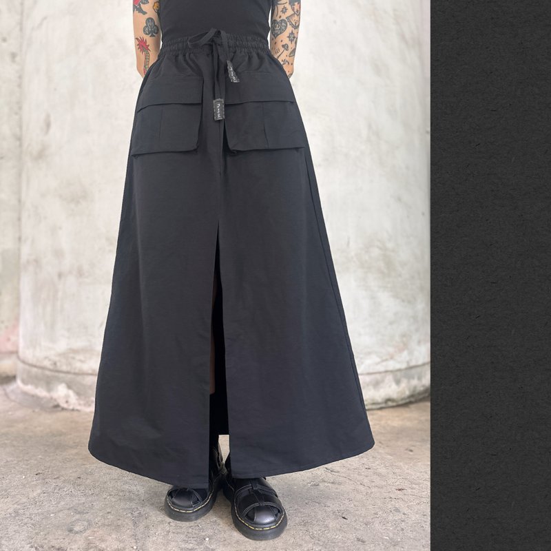 轻快半身裙 - 裙子 - 其他人造纤维 黑色