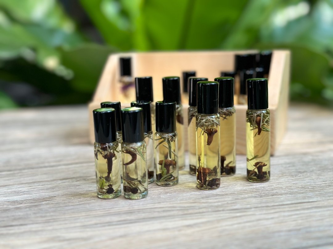 ฺBorneol Essential oil - Rosemary and Ginger - 香薰/精油/线香 - 玻璃 