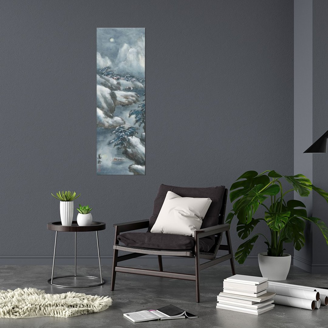 四季冬景 –邢万龄艺术微喷数位版画 - 海报/装饰画/版画 - 其他材质 蓝色