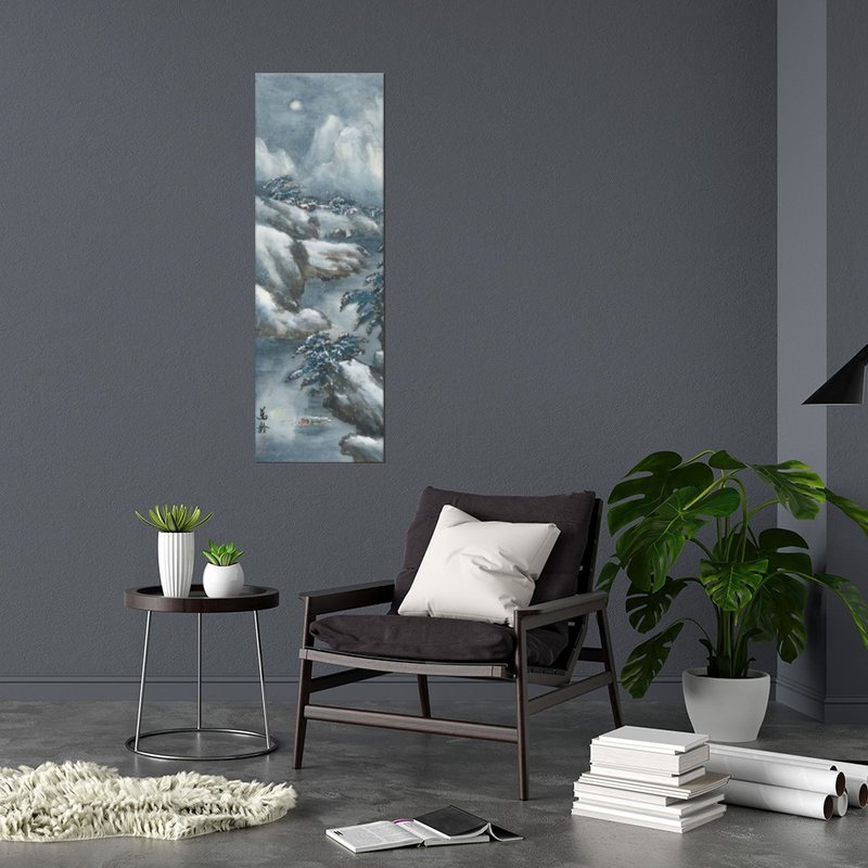 四季冬景 –邢万龄艺术微喷数位版画 - 海报/装饰画/版画 - 其他材质 蓝色