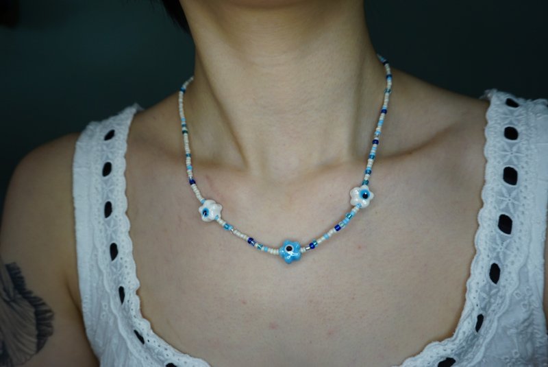 糖果宝石颈链 - 项链 - 其他材质 多色