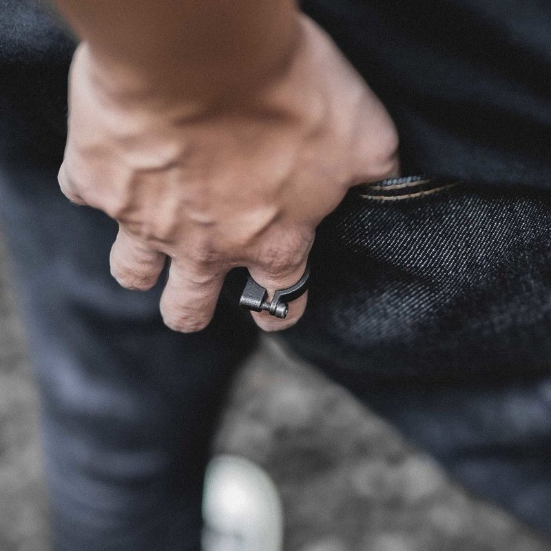 CLAMP RING TYPE B 316钢制戒指_黑色 - 戒指 - 不锈钢 黑色