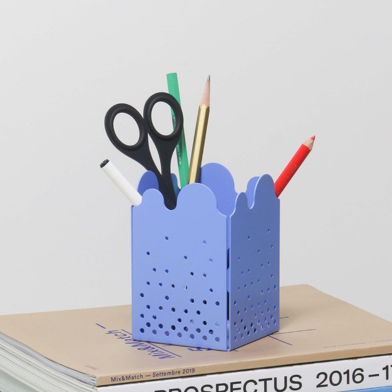 波波收纳盒 / 湛洋蓝 - 笔筒/笔座 - 其他金属 蓝色