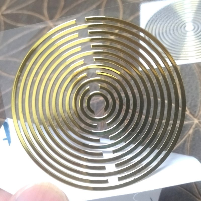 【独家设计】MWO线圈符号金属贴纸 - 金工/饰品 - 其他金属 金色