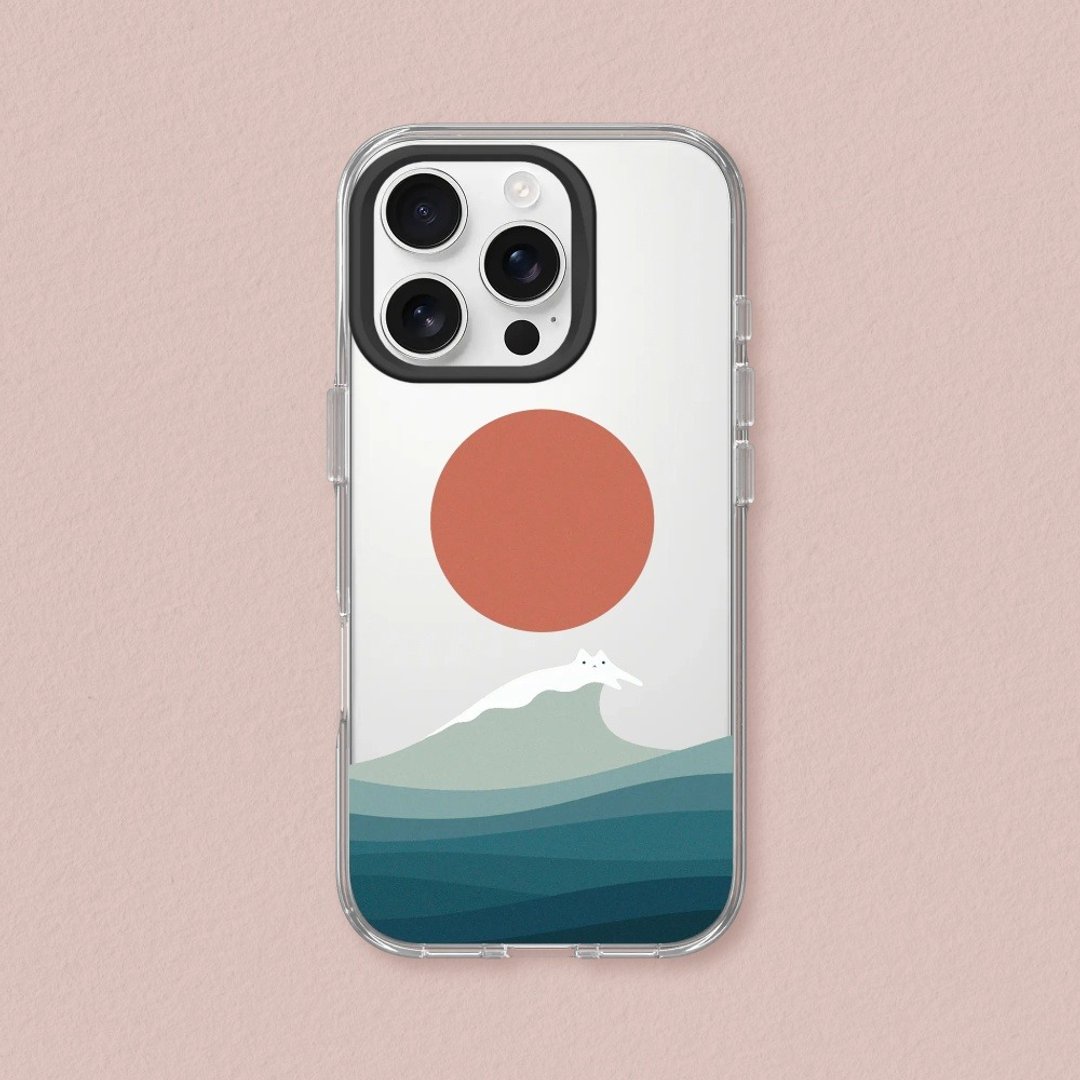 Clear透明防摔手机壳∣ilovedoodle系列/暴风雨前的猫 for iPhone - 手机壳/手机套 - 塑料 透明