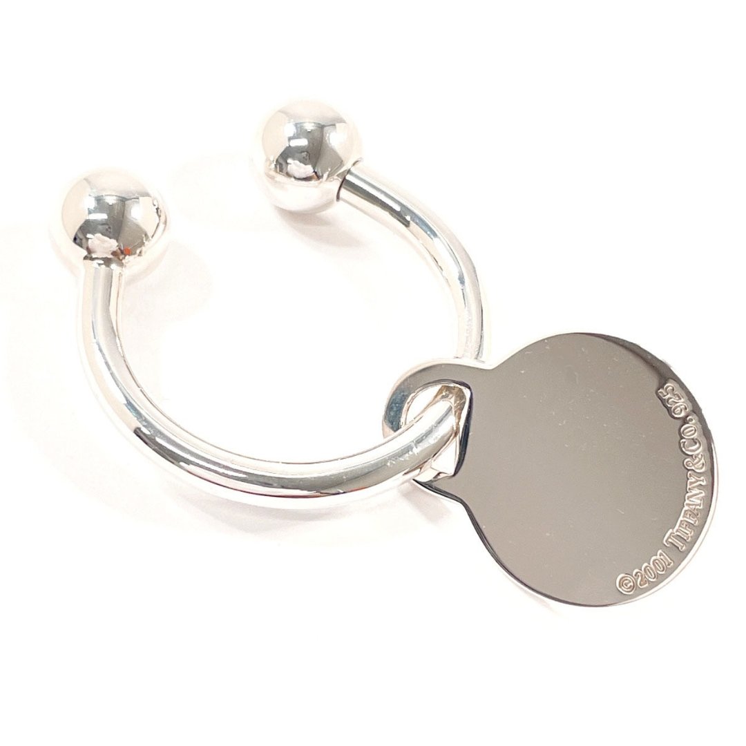 【日本直送．二手美品】蒂芙尼 TIFFANY&Co. 钥匙圈 圆形 标签 钥匙圈 银 925 抛光翻新 - 钥匙链/钥匙包 - 纯银 银色