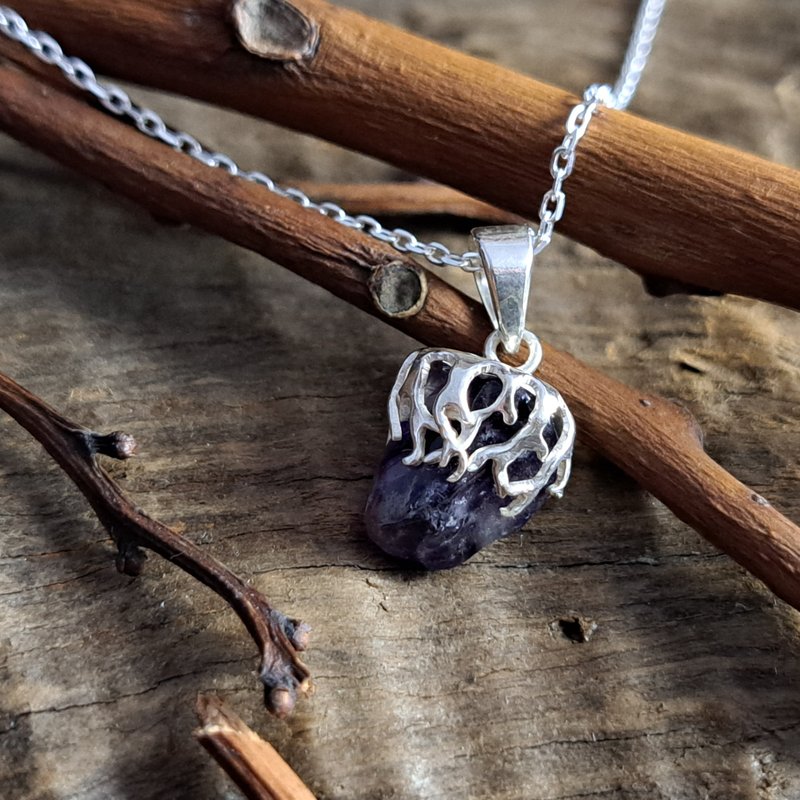 【简约系列】树果No.14 - 项链 - 银 