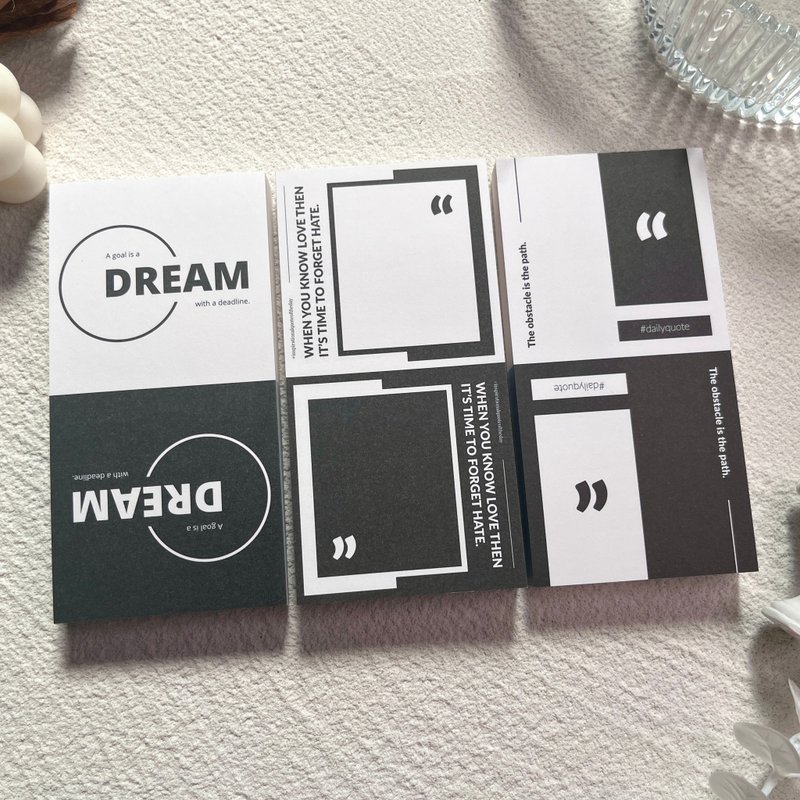 倒置黑色记事本 - 贴纸 - 其他材质 黑色