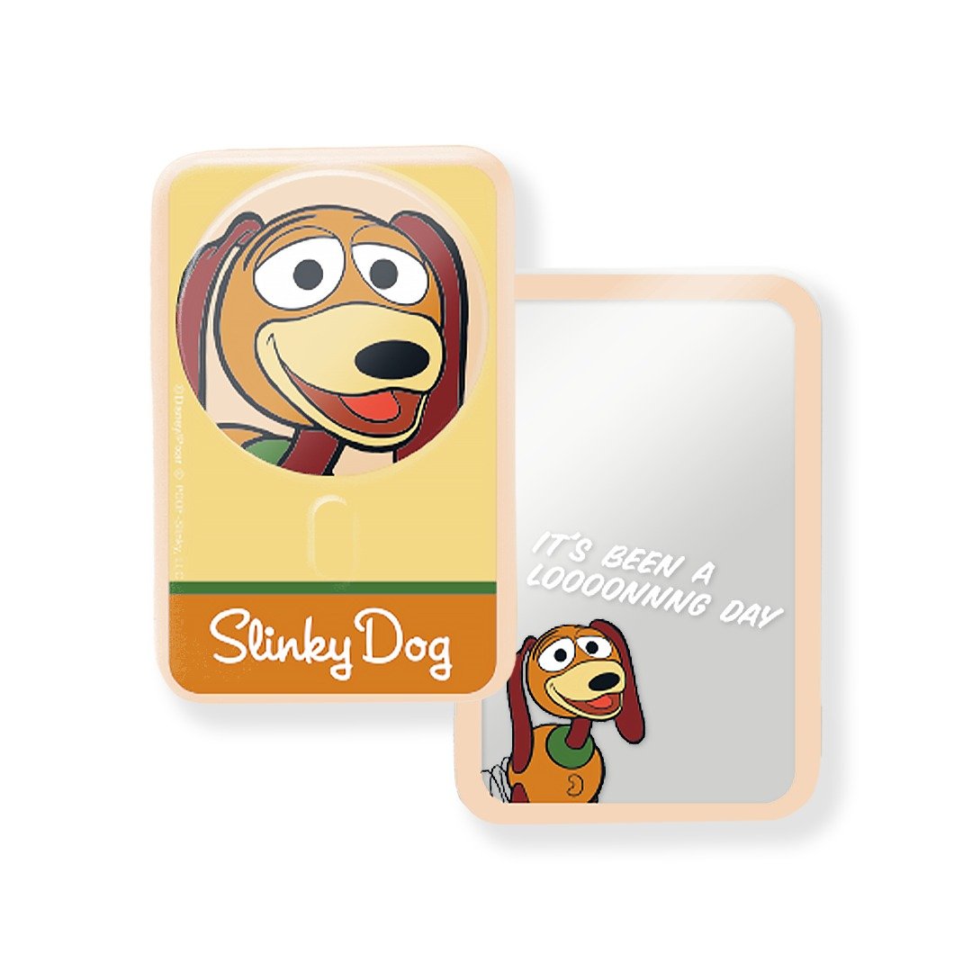 i-Smart-Disney镜面无线磁吸Power Bank-弹簧狗 Slinky - 充电宝/传输线 - 塑料 咖啡色