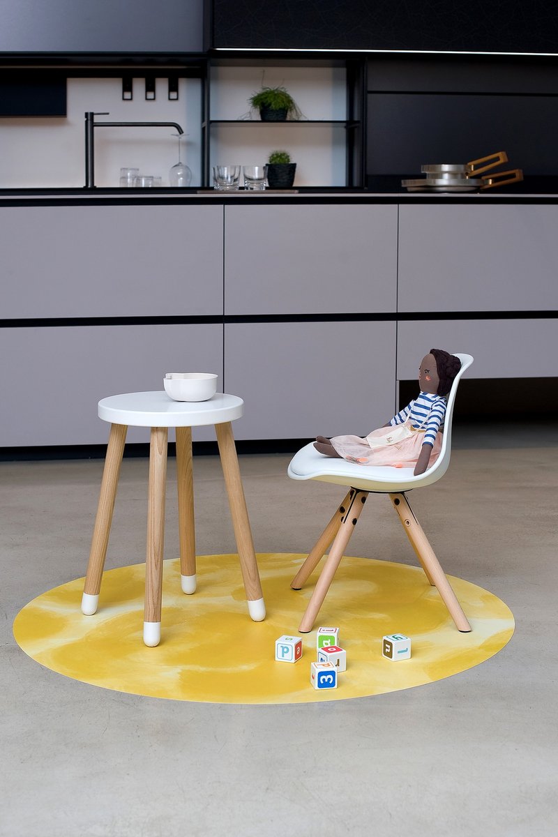 Toddlekind渲染系列圆形防刮抗污地垫-艳阳黄 - 地垫/地毯 - 其他材质 
