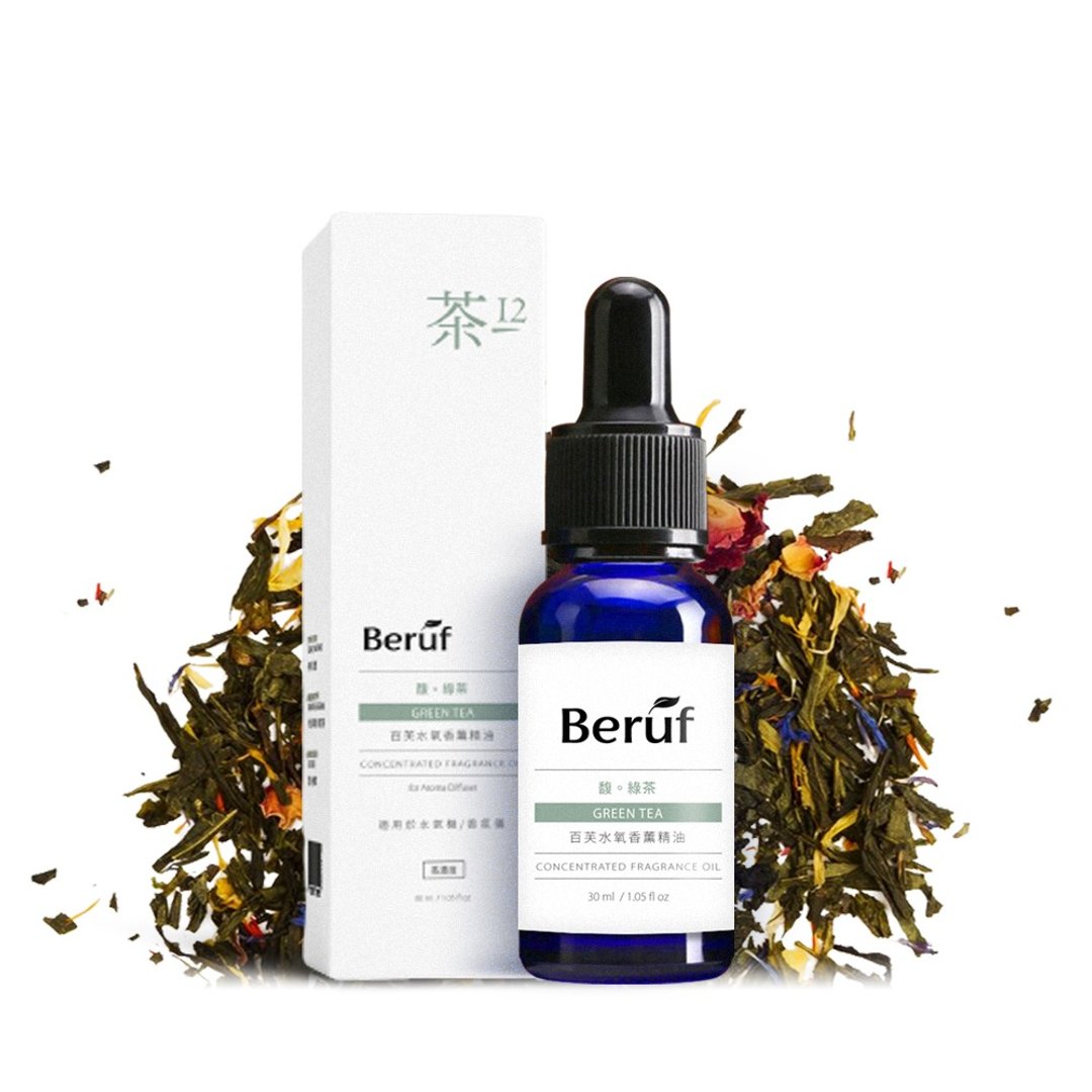 百芙Berùf 香氛精油 茶香调 绿茶 30ml 高浓度 水溶性 - 香薰/精油/线香 - 玻璃 