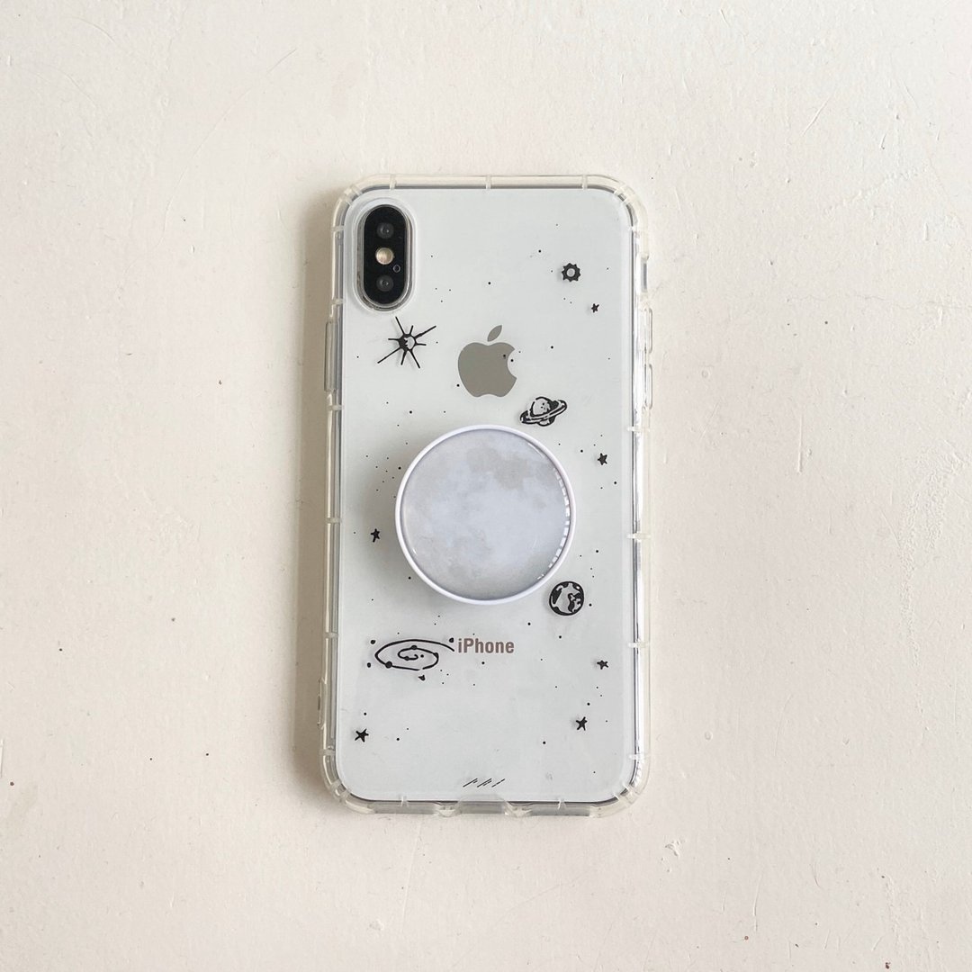 LUNA / MOON iphone,HTC,sony,samsung,asus,oppo 手机支架空压壳 - 手机壳/手机套 - 塑料 透明