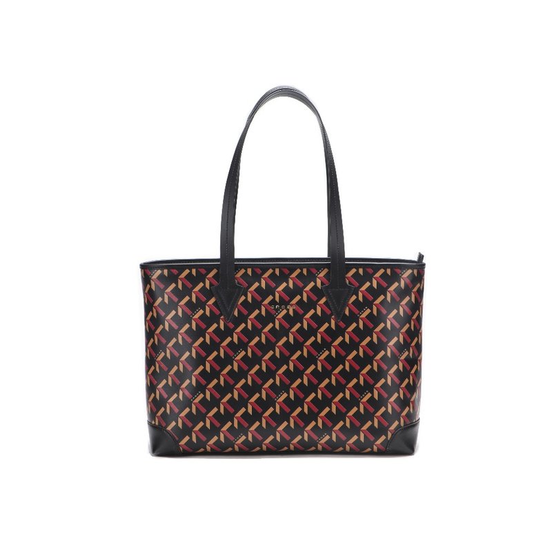 CROSS 限量1折 顶级小牛皮购物包拖特包 Monogram 全新专柜展示品 - 手提包/手提袋 - 真皮 