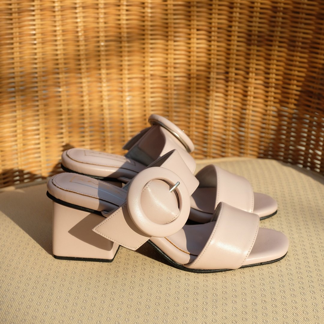 Thara - Lively Sandals Shoes - Brush Pink - 高跟鞋 - 人造皮革 粉红色