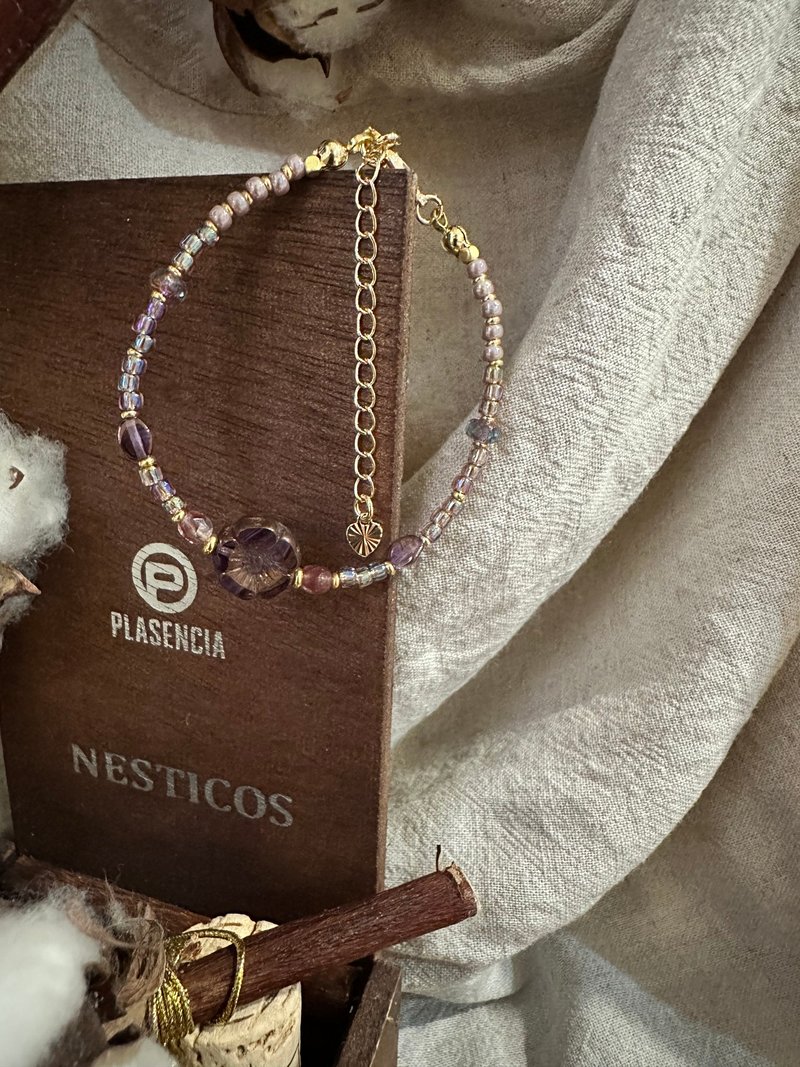 No.36 紫宁 - 手链/手环 - 玻璃 