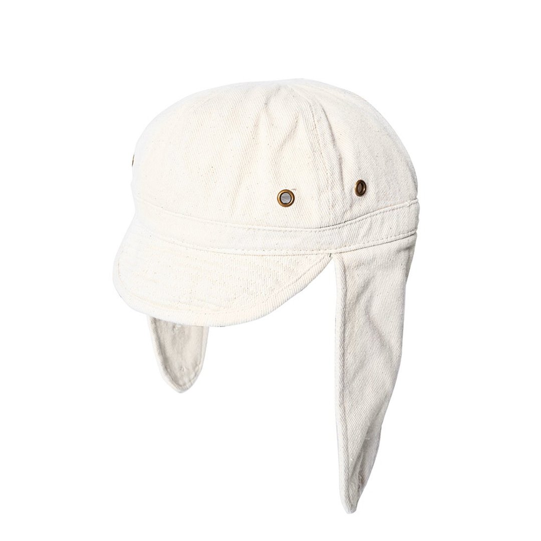 Field Cap - 米白 Beige - 帽子 - 棉 