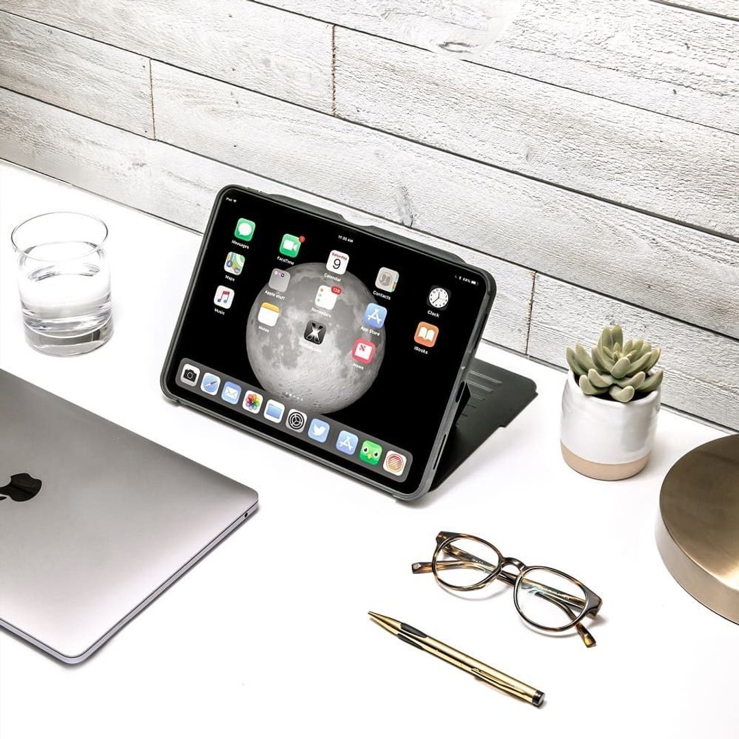 ZUGU iPad case 超薄防震保护壳 - 平板/电脑保护壳 - 人造皮革 黑色