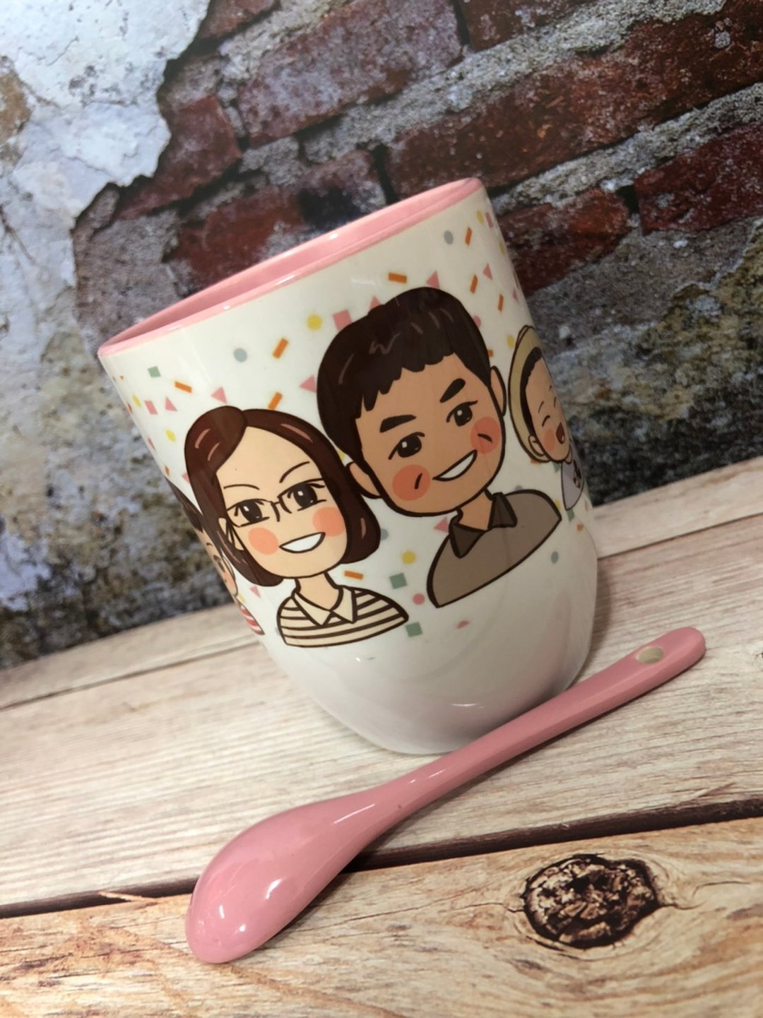 阿公阿嬷的笑容 长辈手绘Q版马克杯 杯子 纪念礼物 定制化马克杯 - 其他杯子 - 瓷 紫色