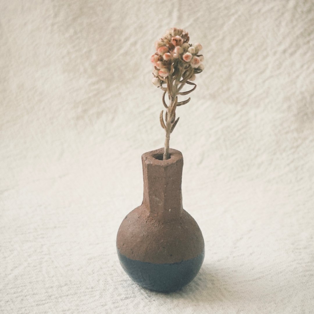 陶瓷小花瓶 - 花瓶/陶器 - 瓷 咖啡色