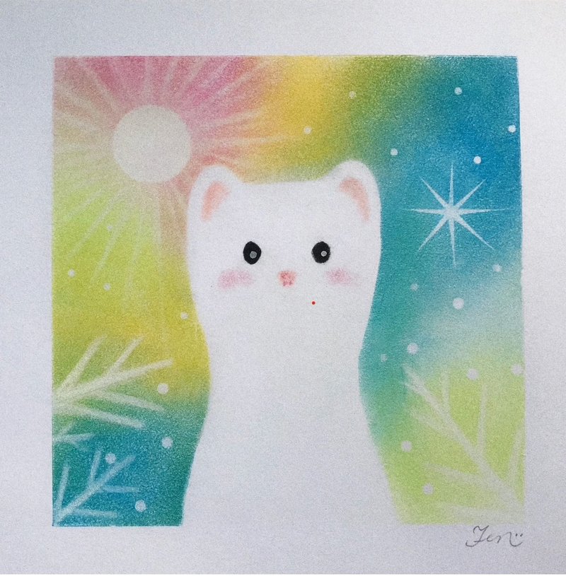 台北女生单身限定粉彩画课限时填表邀请信 - 插画/绘画/写字 - 其他材质 