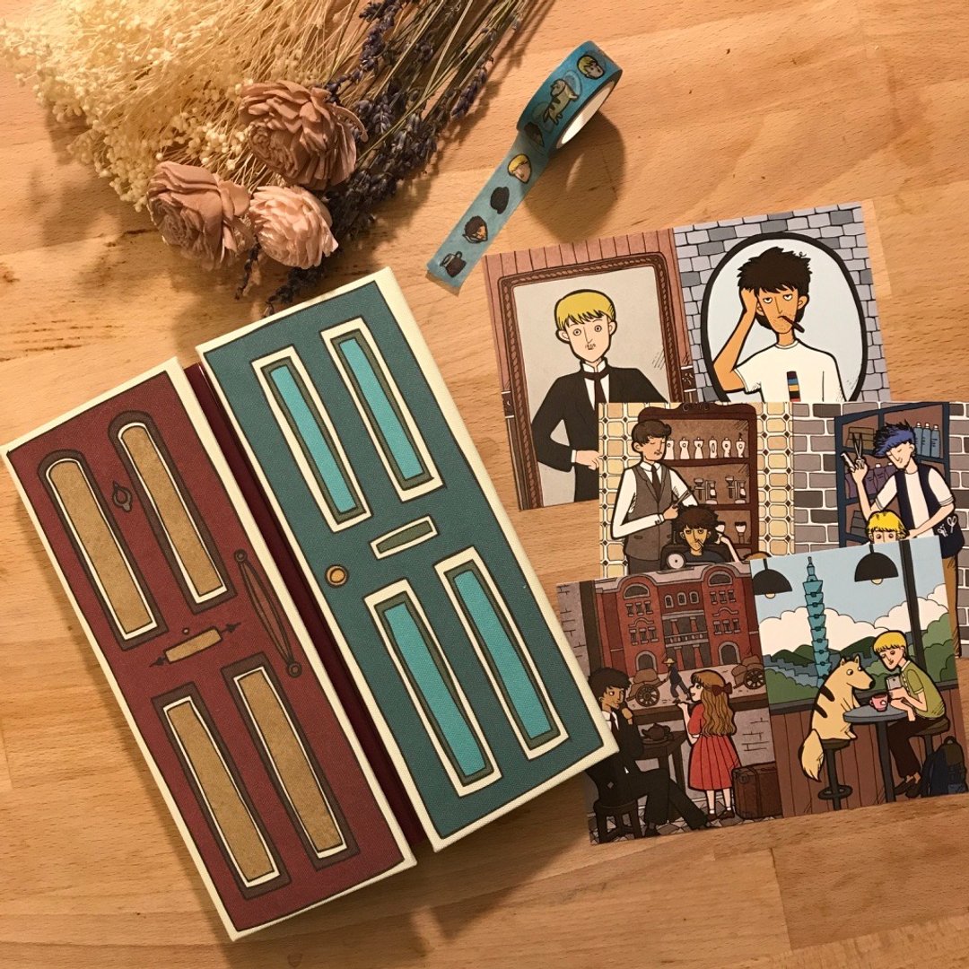 Goody Bag -《两扇门》立体绘本x1 /纸胶带x1 /明信片x3 - 刊物/书籍 - 纸 多色