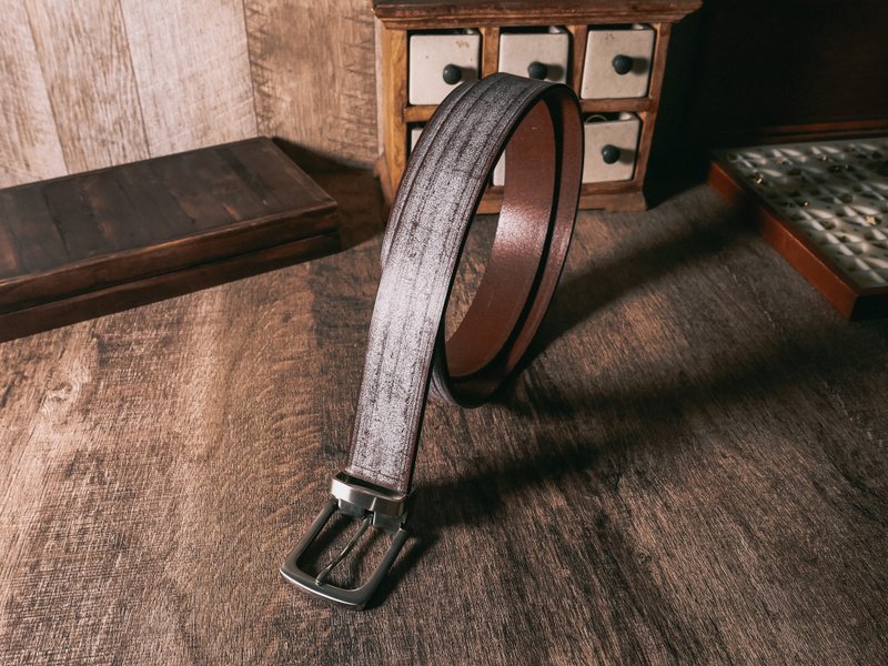 【定制化 圣诞礼物】马缰革 经典皮带・配件 - 皮带/腰带 - 真皮 多色