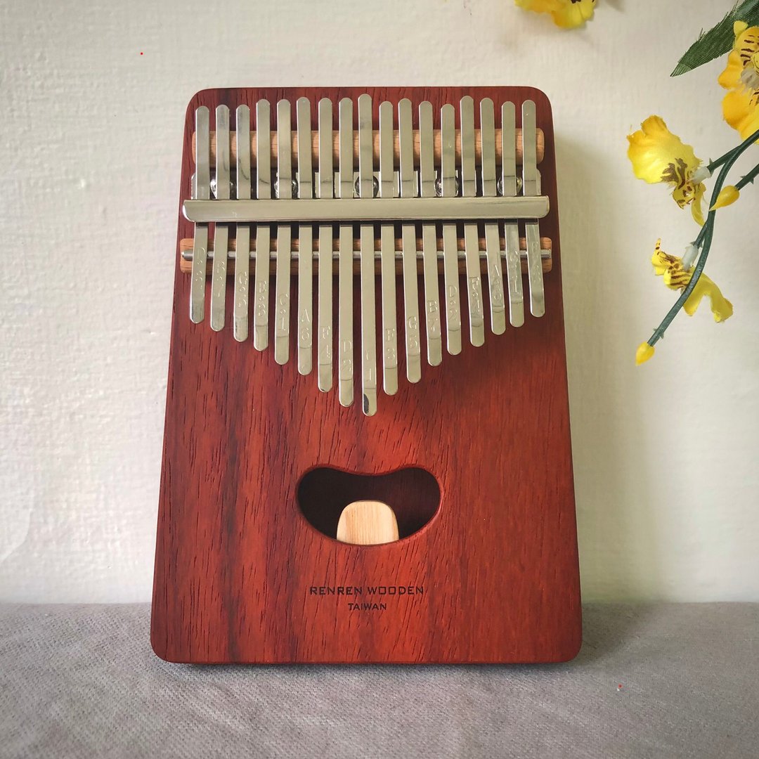 非洲红酸枝 实木音箱琴 17音 卡林巴 拇指琴 KALIMBA - 吉他/乐器 - 木头 红色