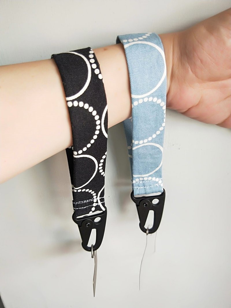 手机挂带/钥匙手腕带-生活圈 - 挂绳/吊绳 - 棉．麻 黑色