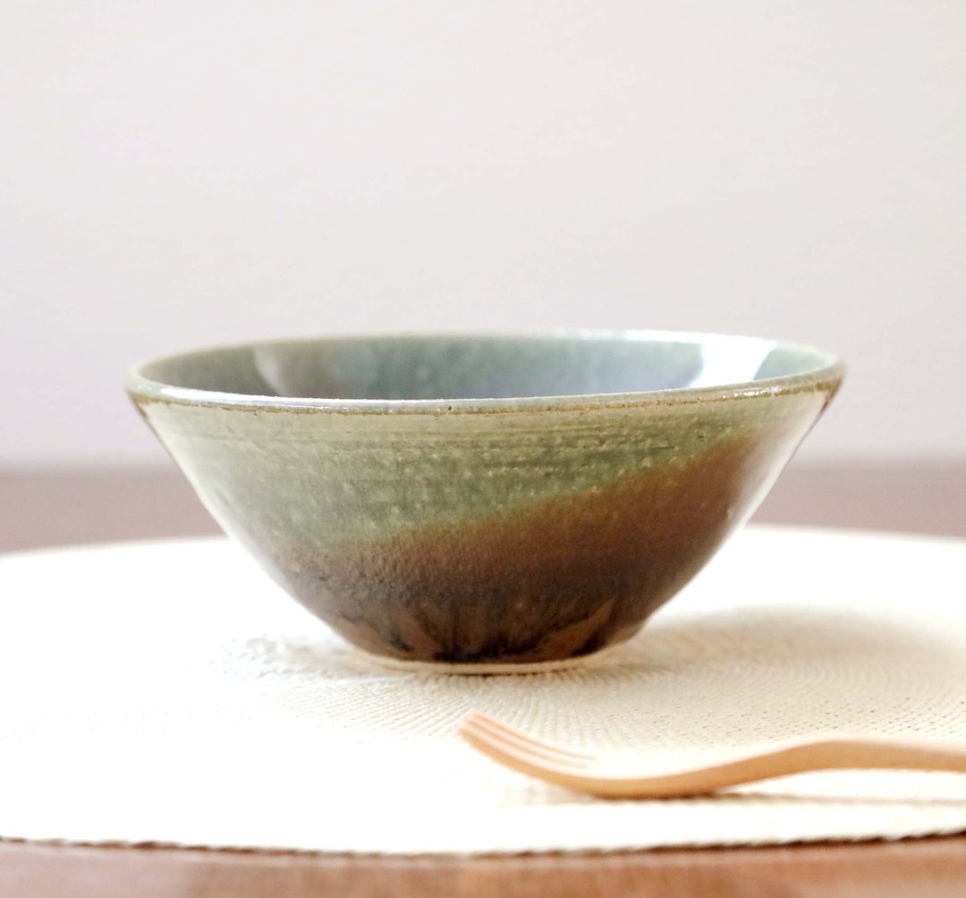 特价商品 / 织部与红茶碗 2 - 碗 - 陶 绿色