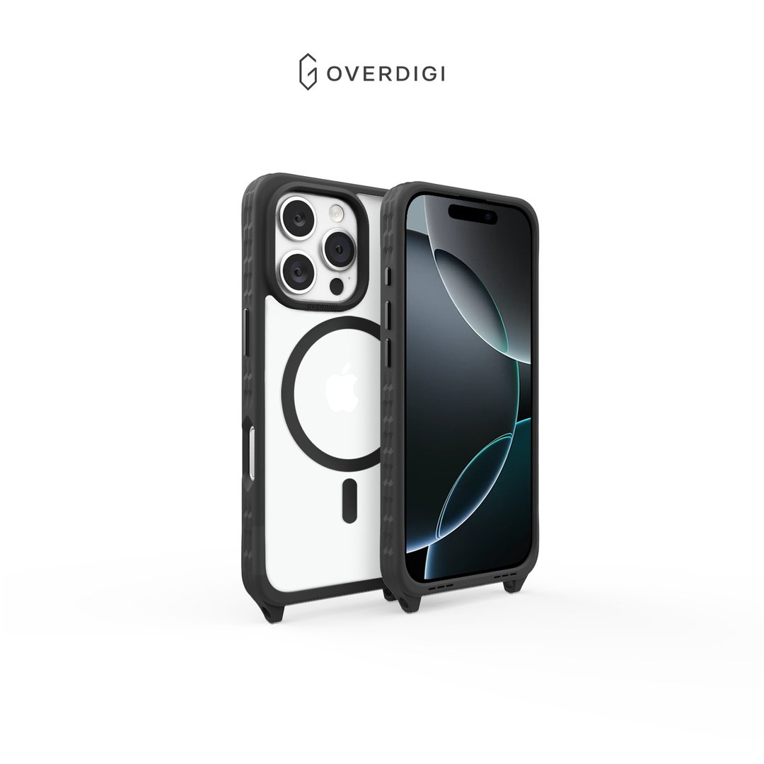OVERDIGI iPhone 16/15系列 OC One磁吸彩钻挂绳壳 |原厂三年保固 - 手机壳/手机套 - 塑料 