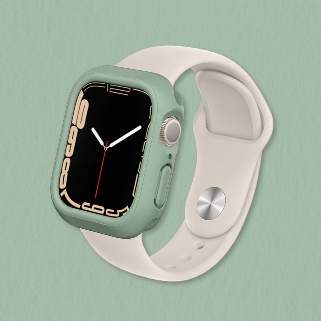 Apple Watch SE3/9/8/SE2/7/6/SE/5/4 边框保护壳-鼠尾草绿 - 数码小物 - 其他材质 绿色