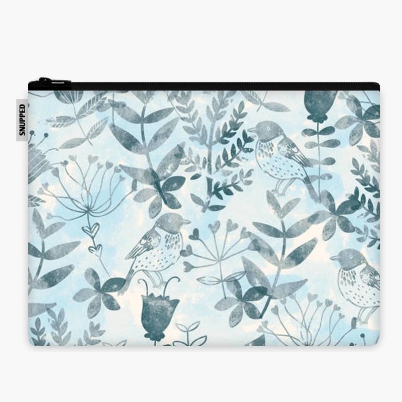 SpaceSuit 文件手拿包 - Floral & Bird II - 手拿包 - 防水材质 