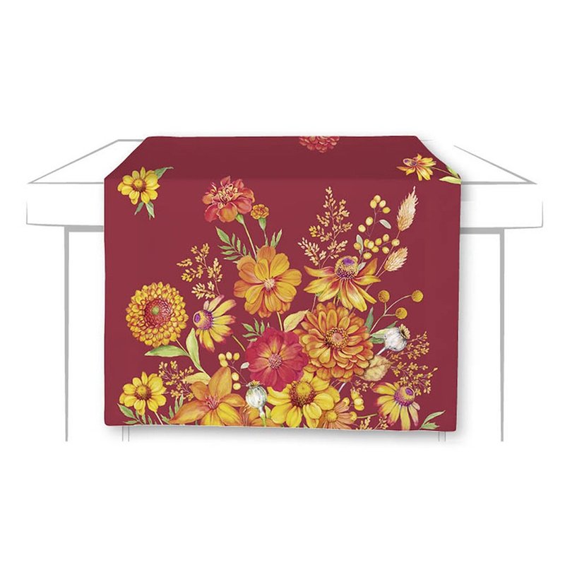 德国 IHR-布桌旗-艾雅红桌旗 - 餐垫/桌巾 - 棉．麻 多色