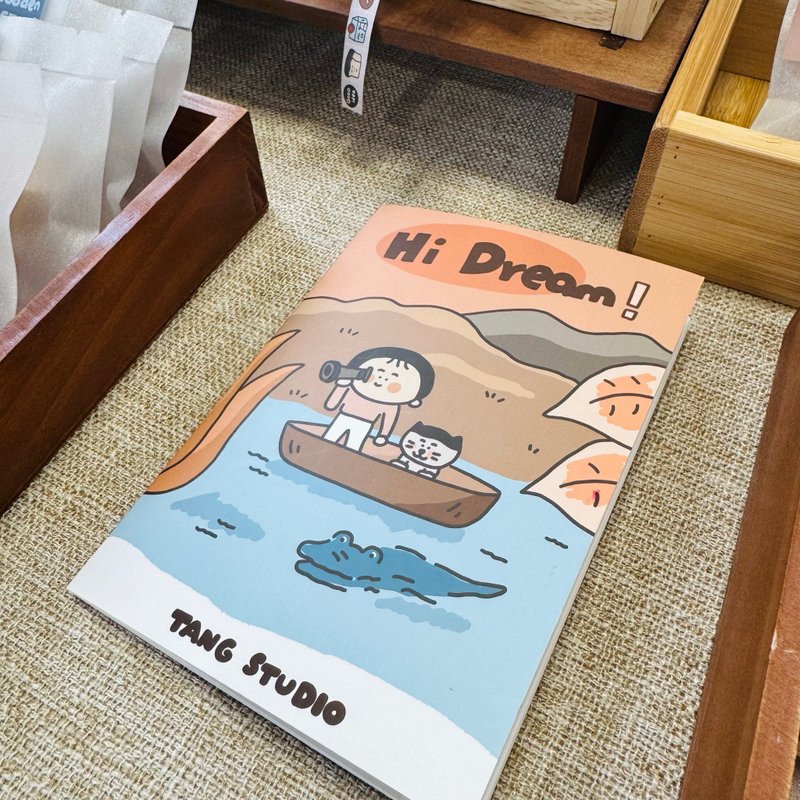 【唐小糖】冒险梦想家 可爱A6盖章书写本/哑膜车线本/手账本 - 笔记本/手帐 - 纸 多色