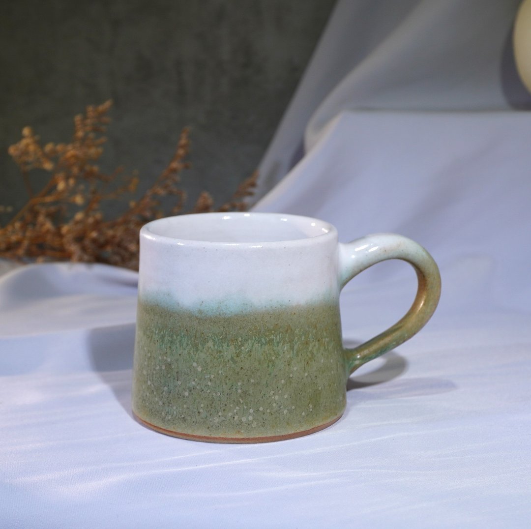 苍翠小山形杯-约200ml,茶杯,马克杯,水杯,咖啡杯 - 咖啡杯/马克杯 - 陶 多色