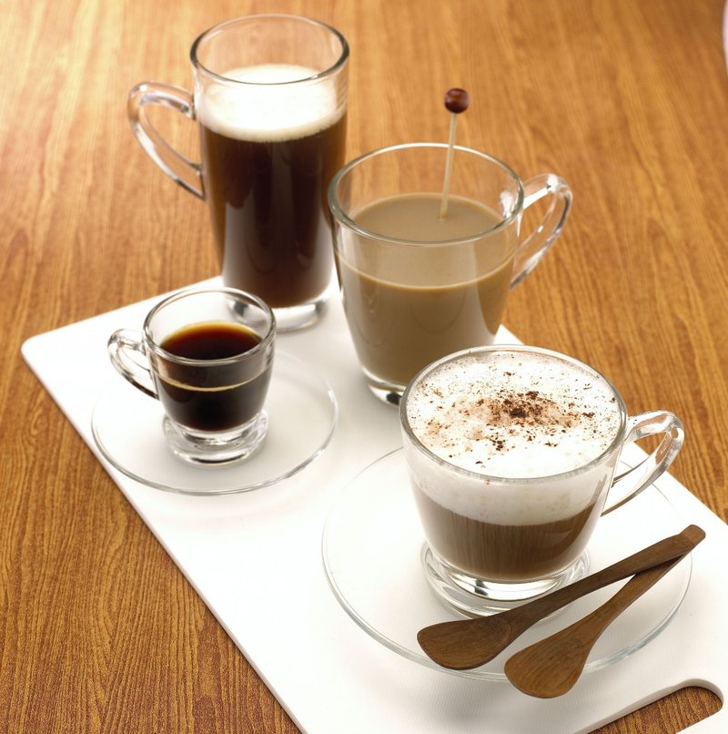 Kenya 4款尺寸 咖啡杯 把手杯 - 咖啡杯/马克杯 - 玻璃 白色