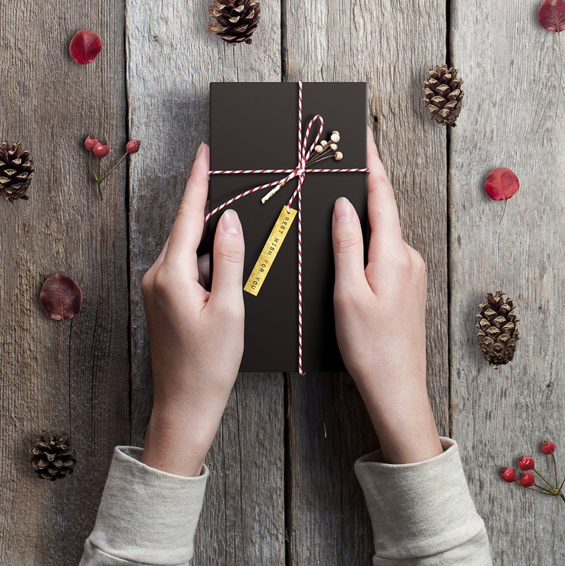 【花与树】纯精油大豆蜡烛礼盒∣圣诞限量优惠 · 售完不补 - 蜡烛/烛台 - 植物．花 黑色