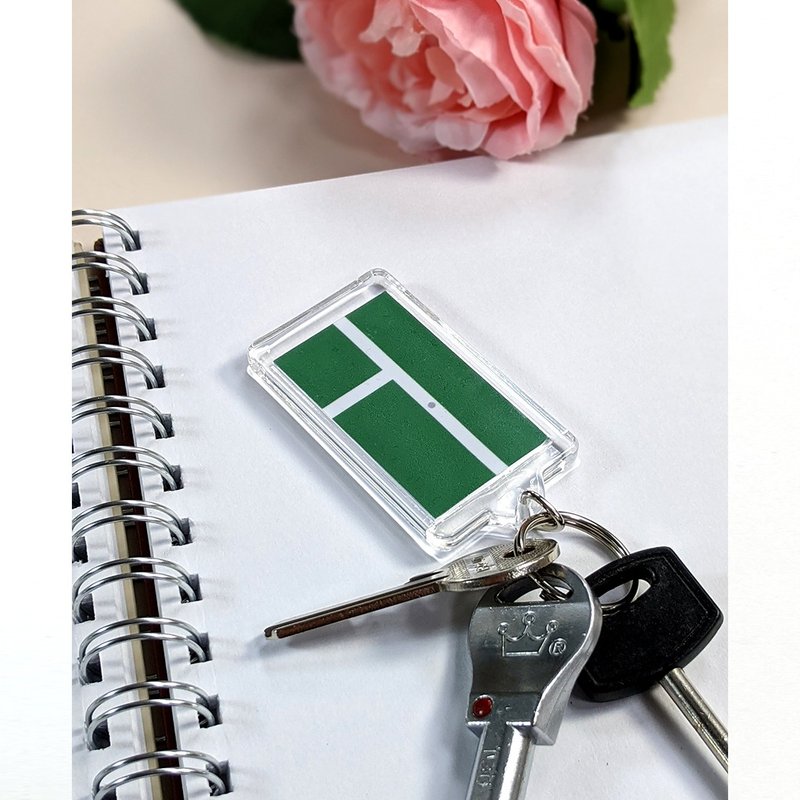 台湾金牌in 压克力钥匙圈 Taiwan No 1 台湾羽球好棒 - 钥匙链/钥匙包 - 压克力 